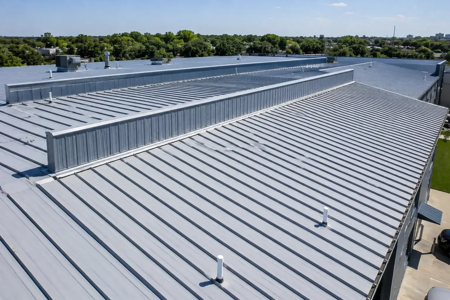 Orange County commercial metal roof