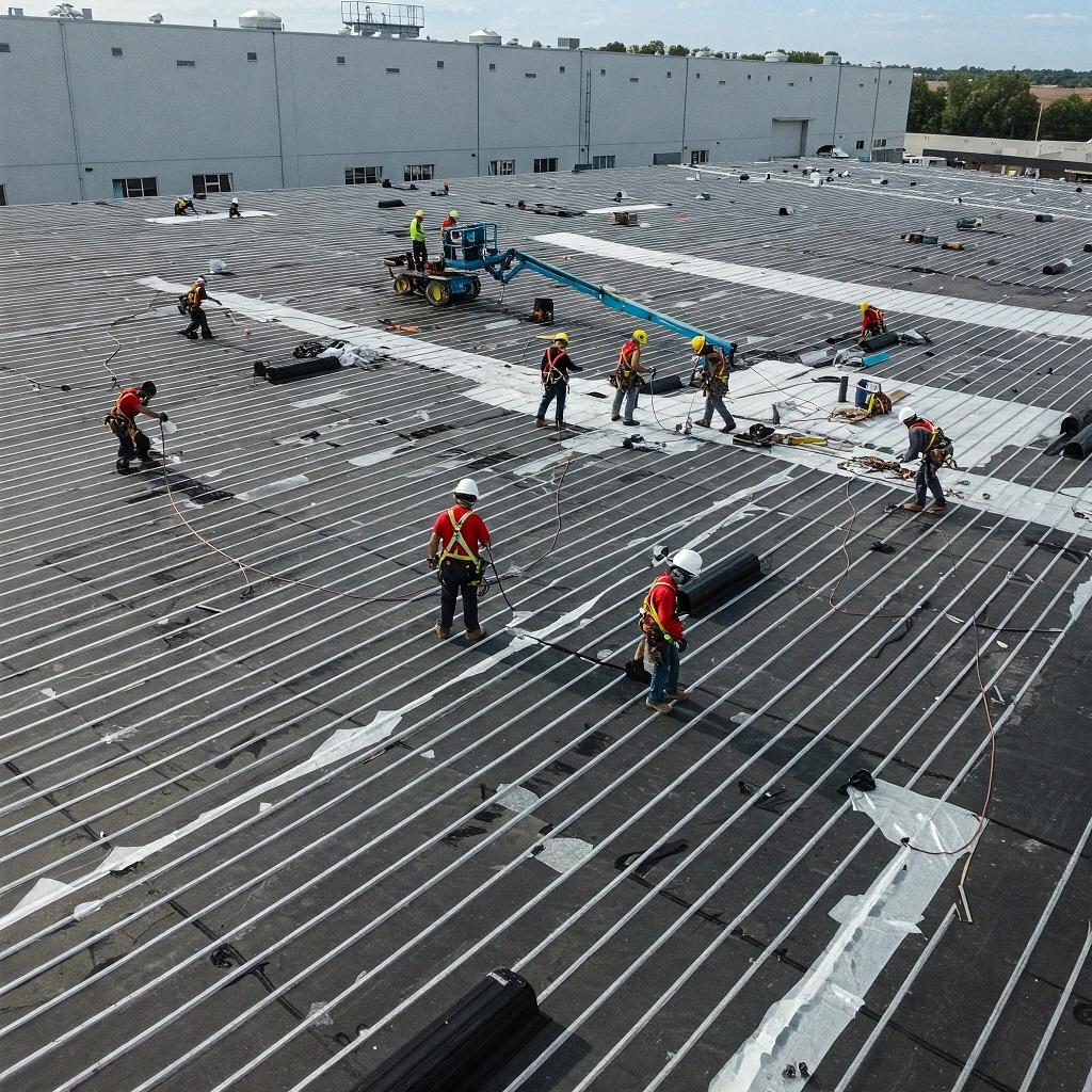 Commercial PVC roofing Orange County